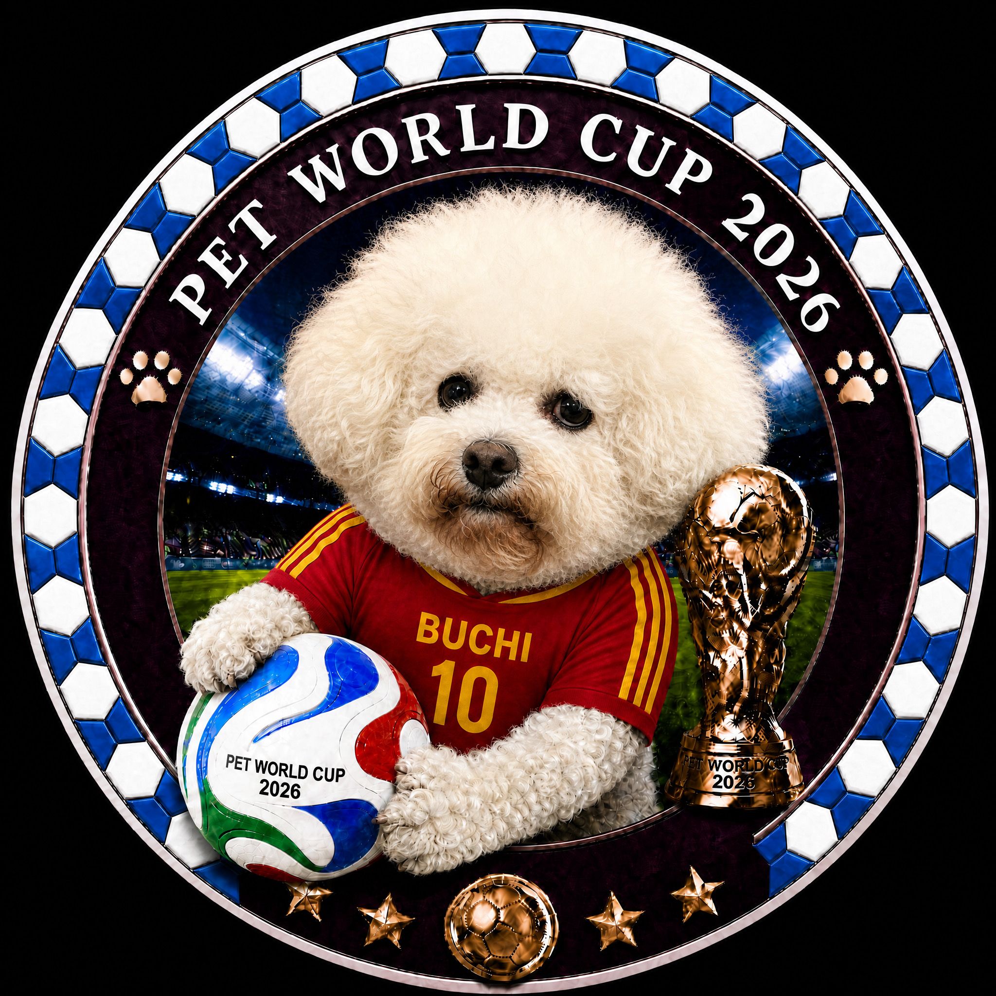 PET WORLD CUP 2026 情侶款 MagSafe隨身鏡